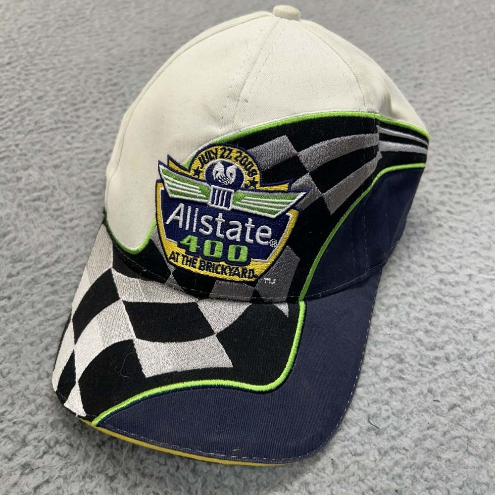 Allstate 400 Hat Cap Mens One Size Strapback   Brickyard Authentic Indy Speedway